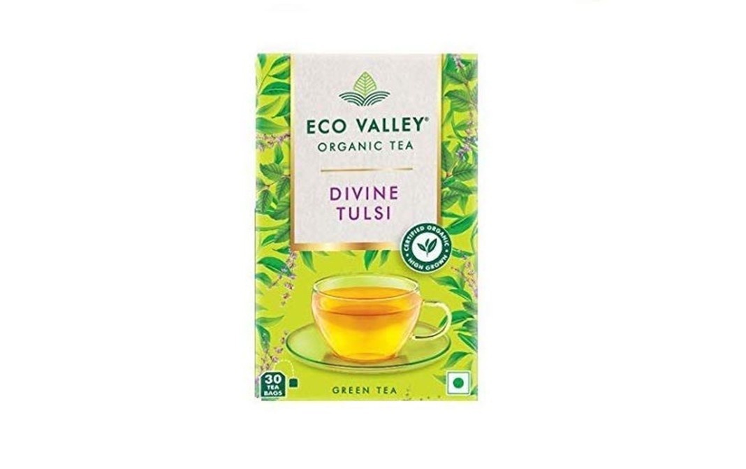 Weikfield Eco Valley Organic Tea Divine Tulsi   Box  30 pcs